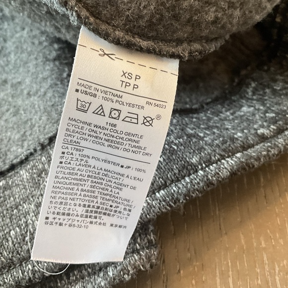 Banana Republic PETITES Long Jacket  with dual zipper and front pockets. - Picture 10 of 10